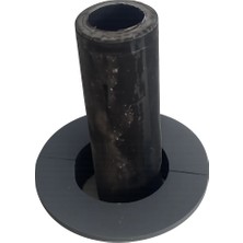 MKS 4.5 cm Çap Gri  Boru Kılıfı - Doğalgaz Duvar Geçiş Kılıf Kapağı DN32
