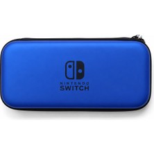 Cosmostech N. Switch Uyumlu Taşıma Çantası | Switch OLED / Switch V2 / Switch V1 Koruyucu Seyahat Çantası - Mavi