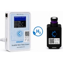 Argekip Bilişim Argekip Ethernet H₂ (Hidrojen) Gaz Sensörü | Ppm Ölçüm | Alarm & Uzaktan Izleme