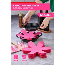 Self Power Kalın Tava Tencere ve Borcam Koruyucu Çizdirmez Keçe 12'li Set