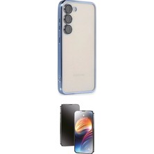 Nuveden Ieg™ Galaxy S24 Kılıf Vadi Minimal - Siyah 3D Antistatik Mat Seramik Nano Ekran Koruyucu