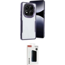 Nuveden Ieg™ Redmi Note 14 Pro Plus Kılıf Akış Çizgi Koleksiyonu - Siyah Hayalet Polymer Nano Ekran