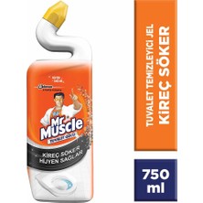Mr Muscle Kireç Söker 750 ml Gözle Görünür Etki ile Hijyen Sağlayan Tuvalet Temizleyici