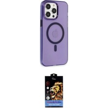 Nuveden Ieg™ Iphone 14 Pro Max Kılıf Kıvılcım Asil Özel Seri - Siyah Buffer Hayalet Cam Ekran Koru