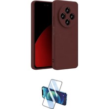 Nuveden Ieg™ Redmi 14C Kılıf Kozmos Yansıma Özel Seri - Siyah 3D Antistatik Cam Ekran Koruyucu
