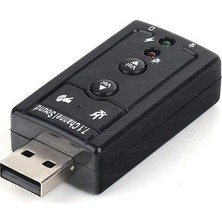 Alfais 4506 7.1 USB Ses Kartı 3.5mm Mikrofon Kulaklık Harici Yüksek Ses Kalitesi