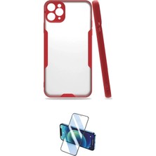 Nuveden Ieg™ Iphone 11 Pro Kılıf Atlas Asil Serisi - Siyah 3D Antistatik Cam Ekran Koruyucu