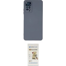 Nuveden Ieg™ Redmi Note 11 Pro Kılıf Ahenk Serisi - Siyah Mat Seramik Nano Ekran Koruyucu