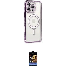 Nuveden Ieg™ Iphone 16 Pro Kılıf Zirve Doku Prime - Siyah Buffer Hayalet Cam Ekran Koruyucu