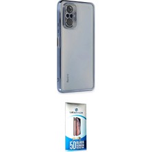 Nuveden Ieg™ Redmi Note 10 Pro Kılıf Vadi Minimal - Siyah 5d Eko Cam Ekran Koruyucu
