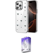Nuveden Ieg™ Iphone 14 Pro Max Kılıf Yörünge Form - Siyah Bilvis 5in1 3D Magic Cam Ekran Koruyucu