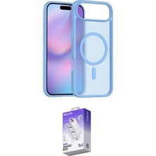 Nuveden Ieg™ Iphone 17 Air Kılıf Siluet Minimal Prime - Siyah Bilvis 5in1 3D Magic Cam Ekran Koruyucu