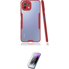 Nuveden Ieg™ Mi 11 Lite Kılıf Atlas Asil Serisi - Şeffaf Pasifik Cam Ekran Koruyucu