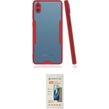 Nuveden Ieg™ Galaxy A02 Kılıf Atlas Asil Serisi - Siyah 6d Mat Seramik Hayalet Nano Ekran Koruyucu