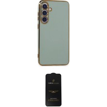 Nuveden Ieg™ Galaxy S24 Plus Kılıf Yankı Serisi - Siyah 6d Antistatik Mat Seramik Hayalet Nano Ekran K