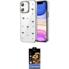 Nuveden Ieg™ Iphone 11 Kılıf Yörünge Form - Siyah Buffer Hayalet Cam Ekran Koruyucu