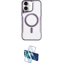 Nuveden Ieg™ Iphone 16 Kılıf Yadigar Klasik Özel Seri - Siyah 3D Antistatik Seramik Nano Ekran Koruyu