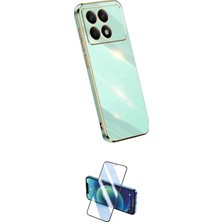 Nuveden Ieg™ Poco X6 Pro Kılıf Yankı Serisi - Siyah 3D Antistatik Cam Ekran Koruyucu