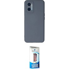 Nuveden Ieg™ Oppo A96 Kılıf Ahenk Serisi - Siyah 5d Eko Cam Ekran Koruyucu