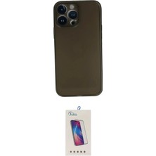 Nuveden Ieg™ Iphone 13 Pro Max Kılıf Yadigar Yansıma Serisi - Siyah Joko 5d Cam