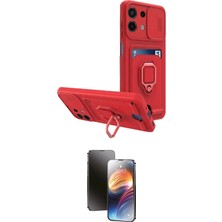 Nuveden Ieg™ Redmi Note 13 4g Kılıf Vadi Form Prime - Siyah 3D Antistatik Mat Seramik Nano Ekran Koruyu