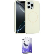Nuveden Ieg™ Iphone 15 Pro Max Kılıf Yankı Form Serisi - Siyah Bilvis 5in1 5d Magic Hayalet Cam Ekran