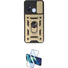 Nuveden Ieg™ Redmi 12C Kılıf Ahenk Klasik - Siyah 3D Antistatik Seramik Nano Ekran Koruyucu