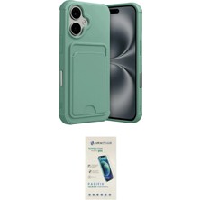 Nuveden Ieg™ Iphone 17 Kılıf Vadi Çizgi Prime - Şeffaf Pasifik Cam Ekran Koruyucu