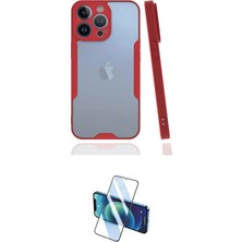 Nuveden Ieg™ Iphone 13 Pro Kılıf Atlas Asil Serisi - Siyah 3D Antistatik Seramik Nano Ekran Koruyucu