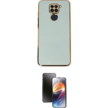 Nuveden Ieg™ Redmi Note 9 Kılıf Yankı Serisi - Siyah 3D Antistatik Mat Seramik Nano Ekran Koruyucu