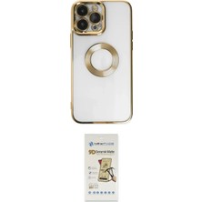 Nuveden Ieg™ Iphone 14 Pro Max Kılıf Pusula Form - Siyah Mat Seramik Nano Ekran Koruyucu