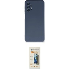 Nuveden Ieg™ Galaxy A52 Kılıf Ahenk Serisi - Siyah 6d Mat Seramik Hayalet Nano Ekran Koruyucu
