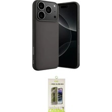 Nuveden Ieg™ Iphone 17 Pro Max Kılıf Ahenk Serisi - Siyah Joko Magic 5d Hayalet Cam