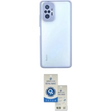 Nuveden Ieg™ Redmi Note 10 Pro Kılıf Ahenk Çizgi Serisi - Şeffaf Royal Nano Ekran Koruyucu