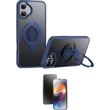 Nuveden Ieg™ Iphone 16 Kılıf Zirve Çizgi Prime - Siyah 3D Antistatik Mat Seramik Nano Ekran Koruyucu