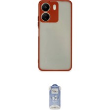 Nuveden Ieg™ Redmi 13C Kılıf Ahenk Çizgi Serisi - Siyah Joko Magic 5d Cam