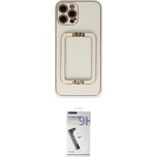 Nuveden Ieg™ Iphone 12 Pro Max Kılıf Kozmos Minimal Prime - Şeffaf Uv Polymer Nano Ekran Koruyucu