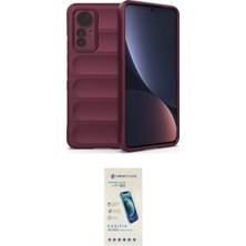 Nuveden Ieg™ Mi 12 Lite Kılıf Atlas Koleksiyonu - Şeffaf Pasifik Cam Ekran Koruyucu
