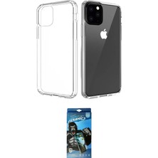 Nuveden Ieg™ Iphone 11 Pro Max Kılıf Zirve Doku - Siyah 34D Izgaralı Cam