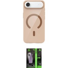 Nuveden Ieg™ Iphone 17 Air Kılıf Pusula Form Özel Seri - Siyah 360 Mat Full Body Arka Koruyucu