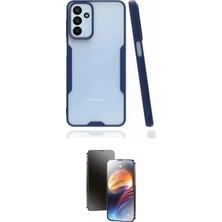 Nuveden Ieg™ Galaxy M23 Kılıf Atlas Asil Serisi - Siyah 3D Antistatik Mat Seramik Nano Ekran Koruyucu