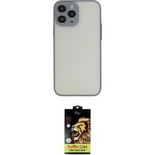 Nuveden Ieg™ Iphone 14 Pro Kılıf Ahenk Çizgi Serisi - Siyah Buffer Cam Ekran Koruyucu