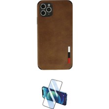 Nuveden Ieg™ Iphone 11 Pro Kılıf Doruk Asil Koleksiyonu - Siyah 3D Antistatik Cam Ekran Koruyucu