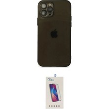 Nuveden Ieg™ Iphone 12 Pro Max Kılıf Ahenk Doku - Siyah Joko 5d Cam