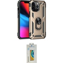 Nuveden Ieg™ Iphone 14 Pro Max Kılıf Ahenk Klasik Koleksiyonu - Siyah Polymer Nano Ekran Koruyucu