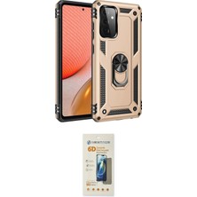 Nuveden Ieg™ Galaxy A72 Kılıf Ahenk Klasik Koleksiyonu - Siyah 6d Mat Seramik Hayalet Nano Ekran Koruyu