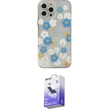 Nuveden Ieg™ Iphone 13 Pro Max Kılıf Eksen Asil Prime - Siyah Bilvis 5in1 5d Magic Hayalet Cam Ekran K