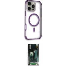 Nuveden Ieg™ Iphone 14 Pro Max Kılıf Eksen Klasik Koleksiyonu - Siyah 360 Mat Full Body Arka Koruyucu