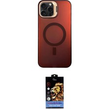 Nuveden Ieg™ Iphone 15 Pro Kılıf Doruk Klasik Prime - Siyah Buffer Hayalet Cam Ekran Koruyucu