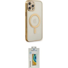 Nuveden Ieg™ Iphone 12 Pro Kılıf Doruk Minimal - Siyah Polymer Nano Ekran Koruyucu